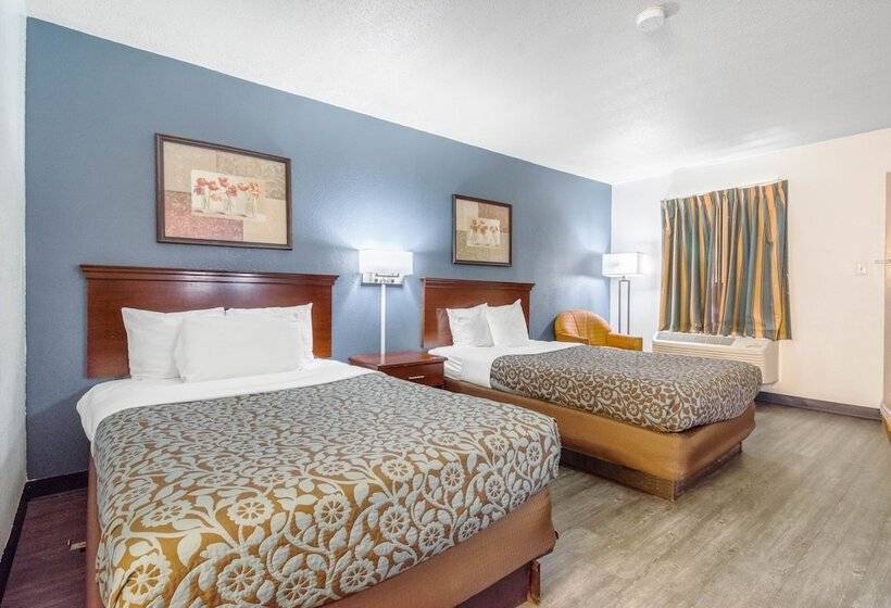 اتاق استاندارد با 2 تخت دوبل, Days Inn By Wyndham Raleigh Glenwoodcrabtree