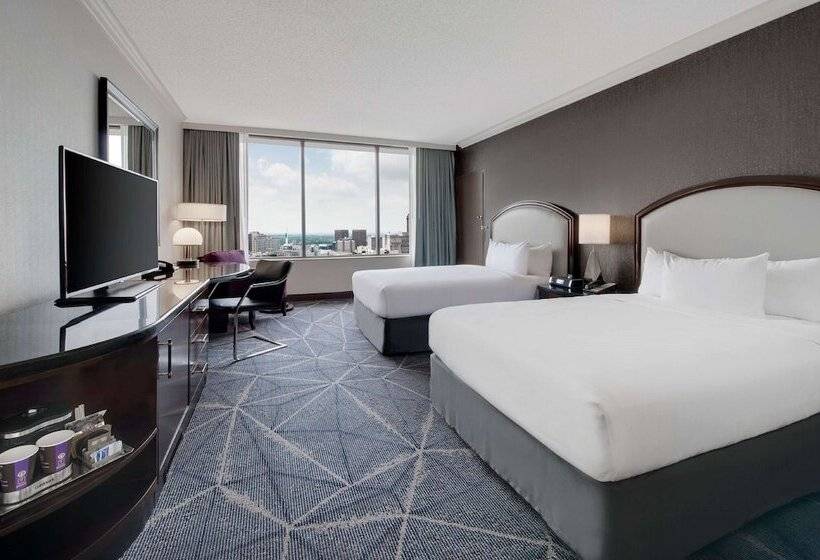 غرفه قياسيه سريرين مزدوجين, Hilton Atlanta
