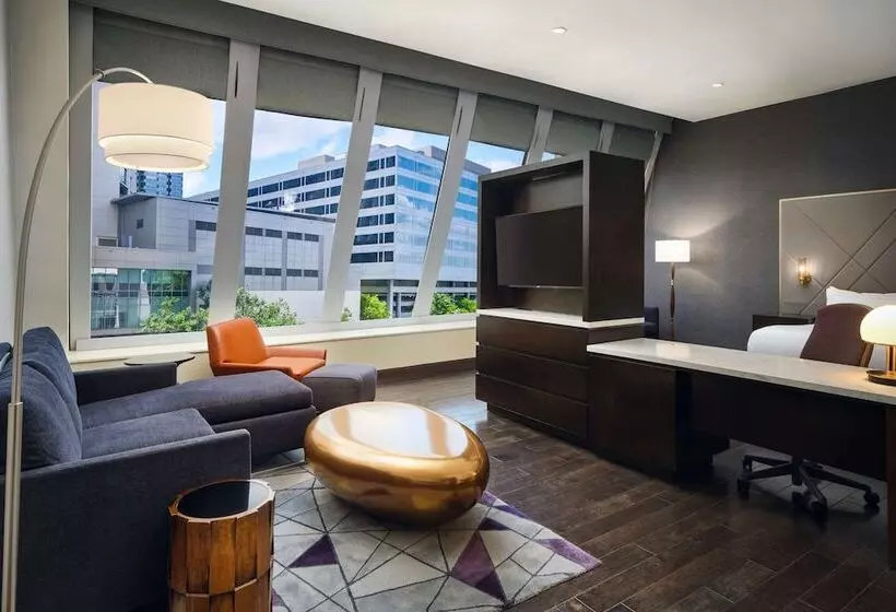 Deluxe-huone Soveltuu Liikuntarajoitteisille, Hilton Atlanta