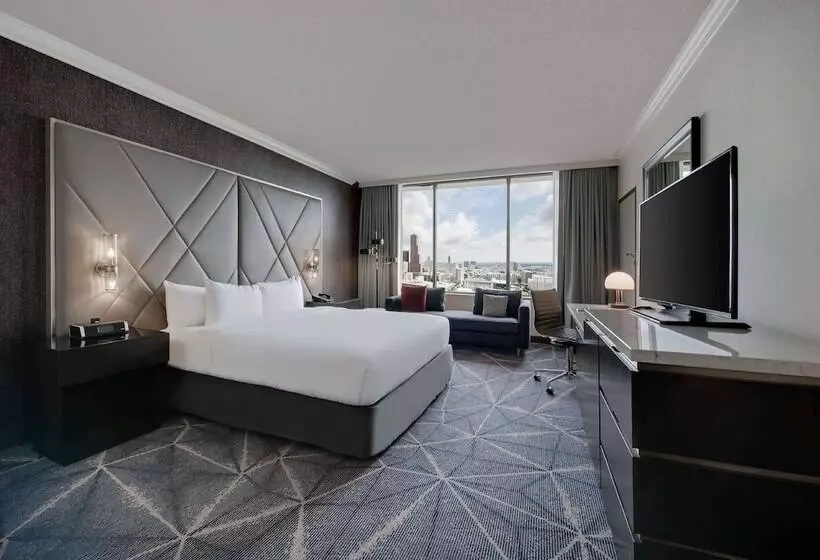 Deluxe-huone Soveltuu Liikuntarajoitteisille, Hilton Atlanta