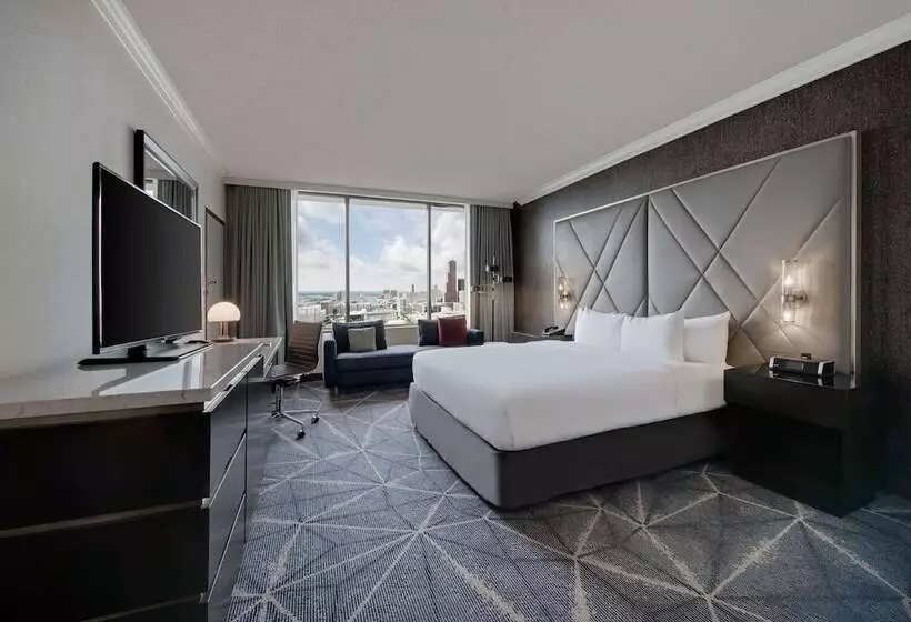 Deluxe-huone Soveltuu Liikuntarajoitteisille, Hilton Atlanta