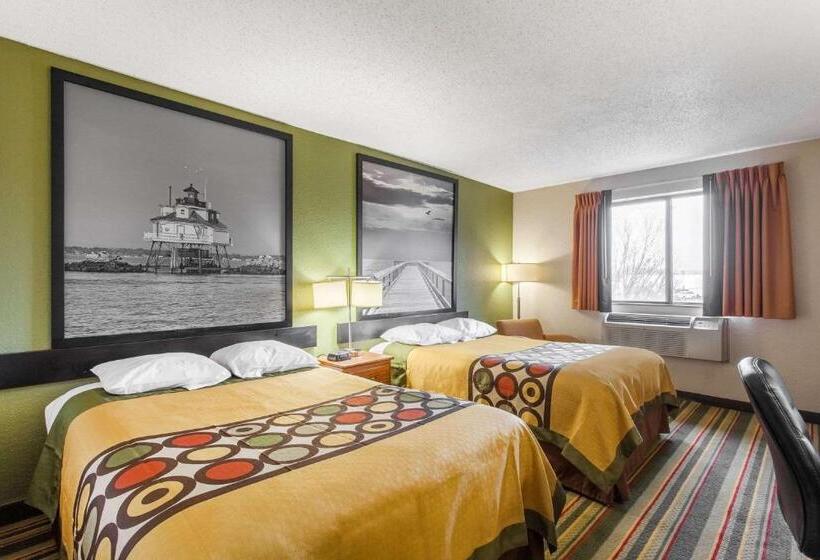 חדר דלוקס, Super 8 By Wyndham College Park Wash Dc Area