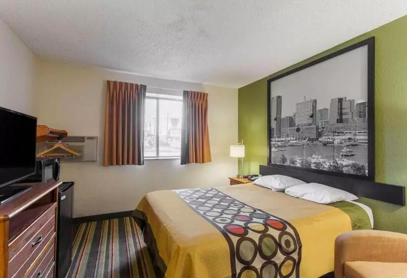 身障者適用スタンダードルーム, Super 8 By Wyndham College Park Wash Dc Area