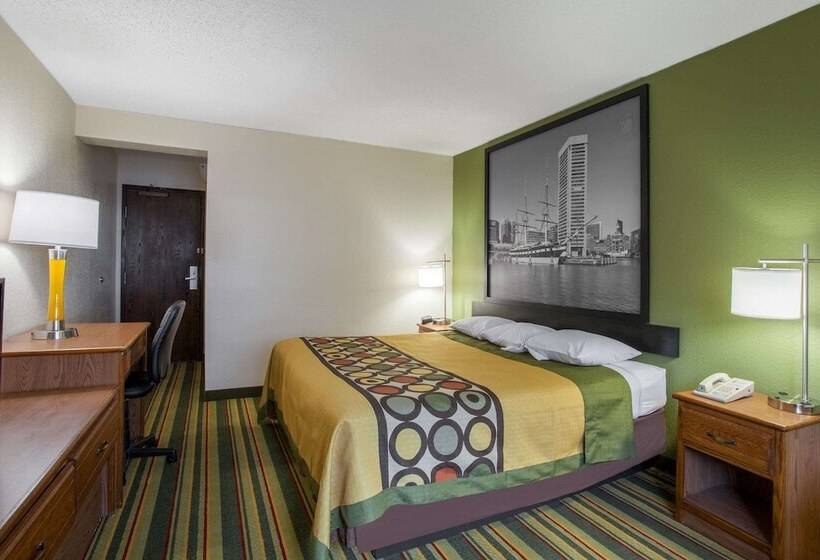 장애인용 디럭스룸, Super 8 By Wyndham College Park Wash Dc Area