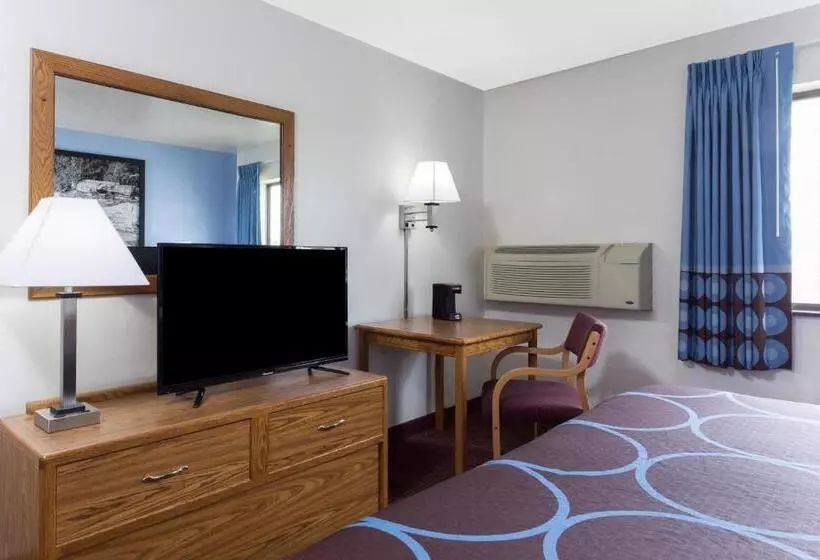 اتاق استاندارد با تخت بزرگ, Super 8 By Wyndham Wisconsin Dells