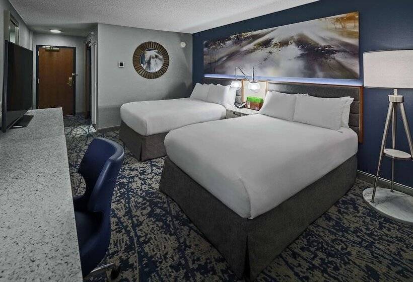 带2个双人床的标准工作室, Doubletree By Hilton Hotel Denver