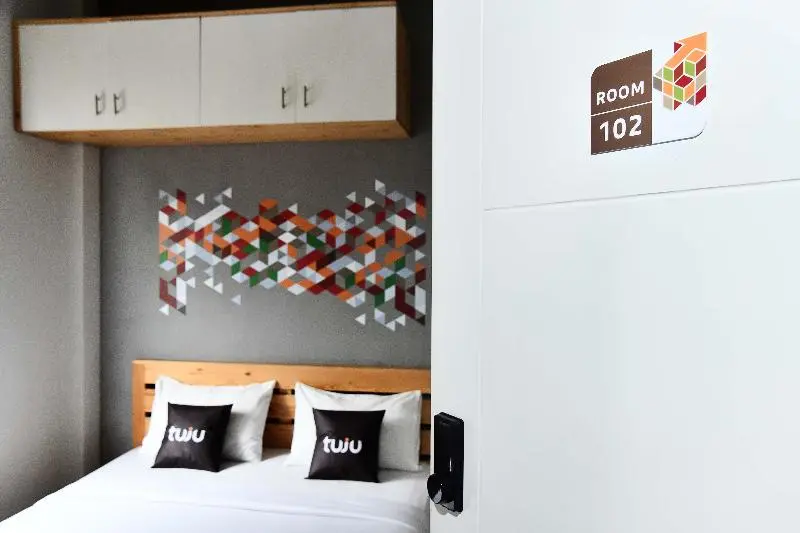 身障者適用キングサイズベッドルーム, Hilton Garden Inn Austin Downtown