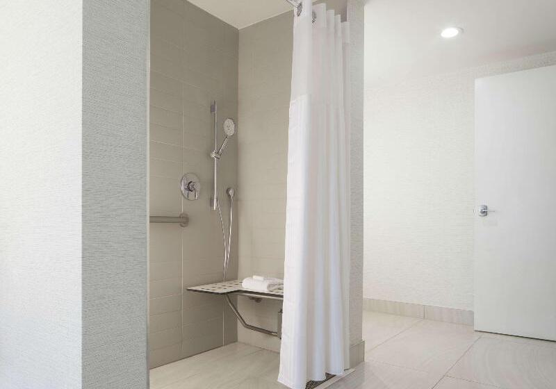 מיטת קינג בסוויטה, Hilton Garden Inn Austin Downtown/convention Center