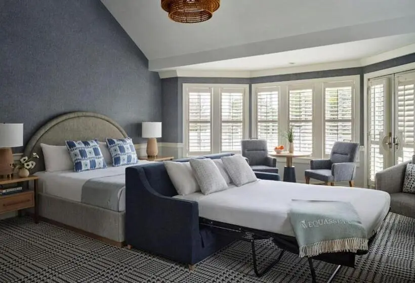 带大床的套房, Wequassett Resort And Golf Club