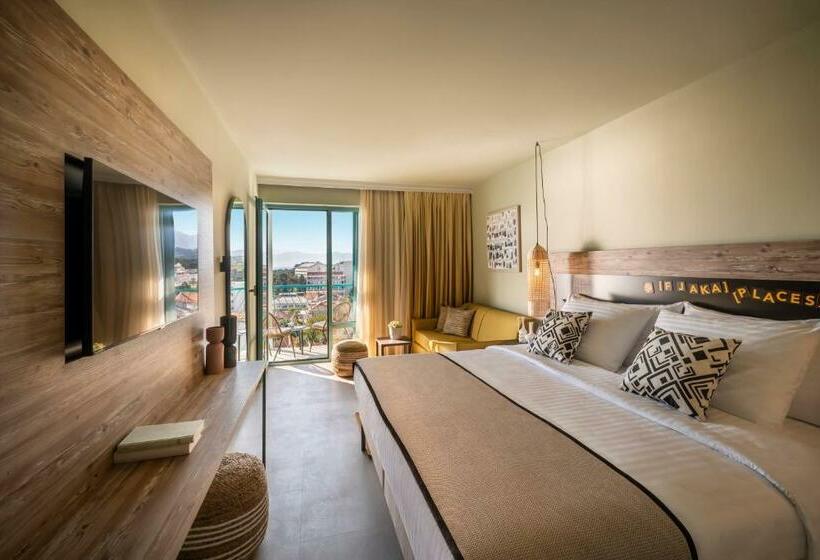 带阳台及侧面海景的标准房间, Places Dalmacija By Valamar