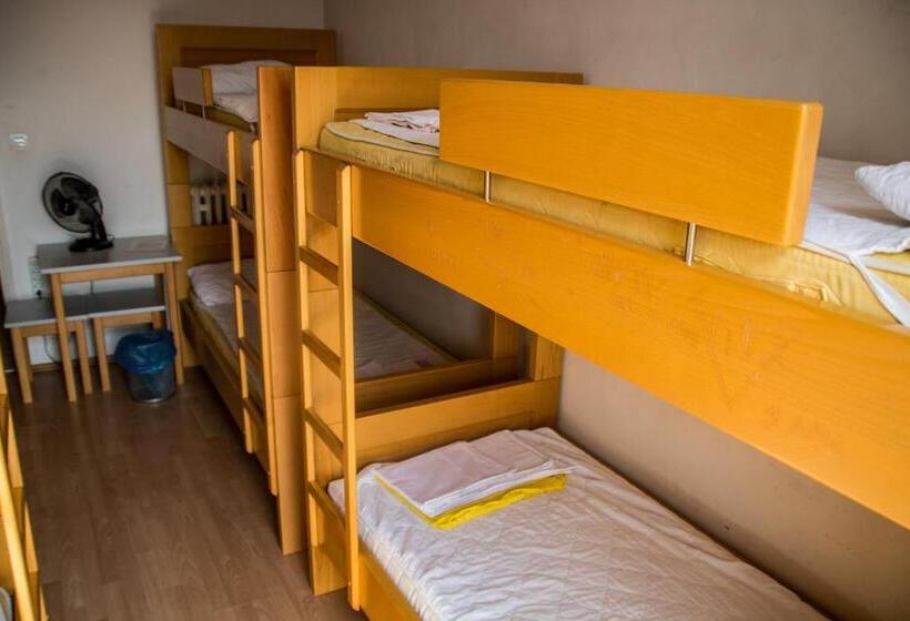 חדר סטנדרטי לארבעה עם חדר אמבטיה משותף, Hi Hostel Zagreb