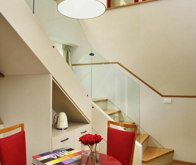 شقة دوبلكس غرفتين نوم, Grand Hotel Minerva