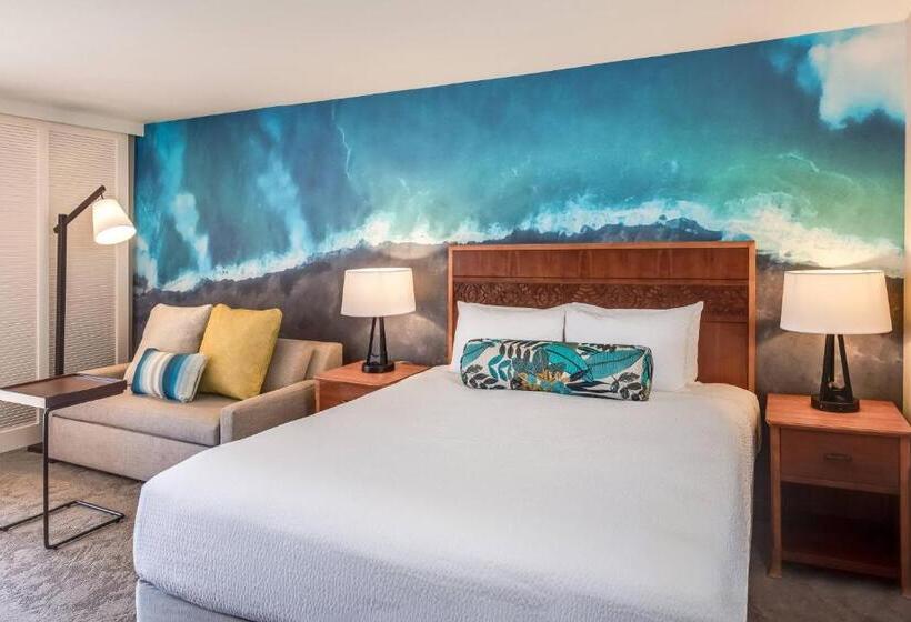 带大床的标准间, Courtyard By Marriott King Kamehameha S Kona Beach