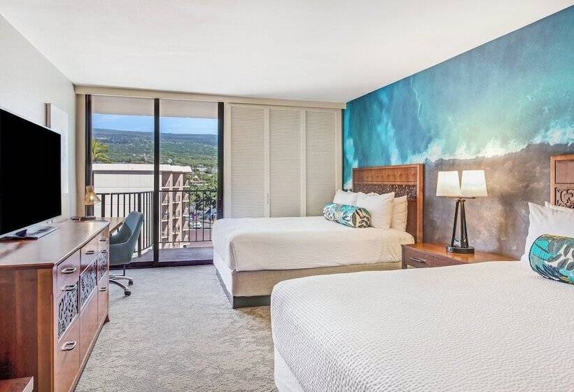 带2个双人床的标准工作室, Courtyard By Marriott King Kamehameha S Kona Beach