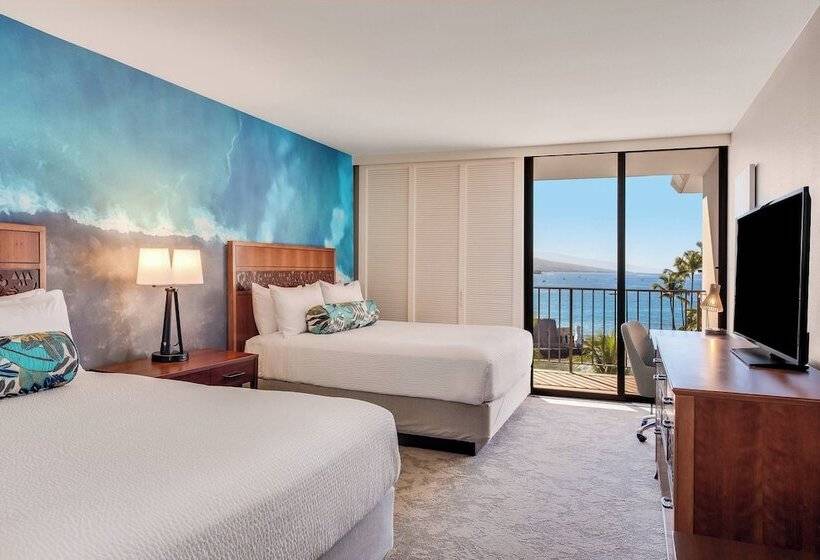 带2个双人床的标准工作室, Courtyard By Marriott King Kamehameha S Kona Beach