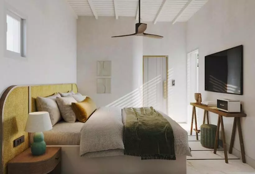 オーシャンビュースタンダードルームバルコニー付き, Numo Mykonos Boutique Resort