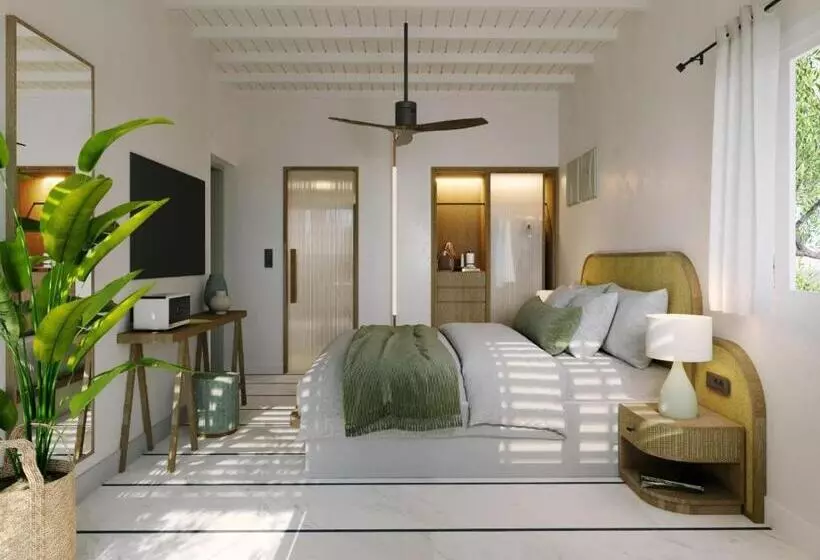 オーシャンビュースタンダードルームバルコニー付き, Numo Mykonos Boutique Resort