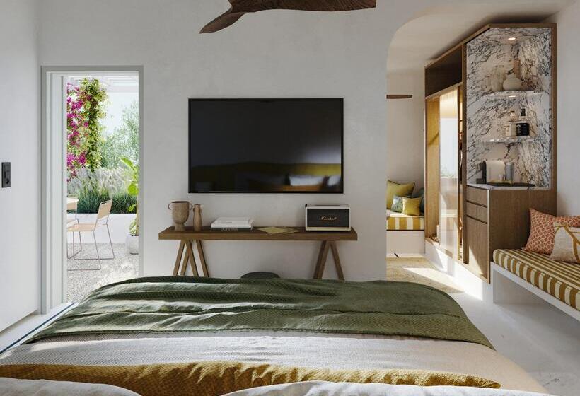 חדר סטנדרט נוף לגינה, Numo Mykonos Boutique Resort