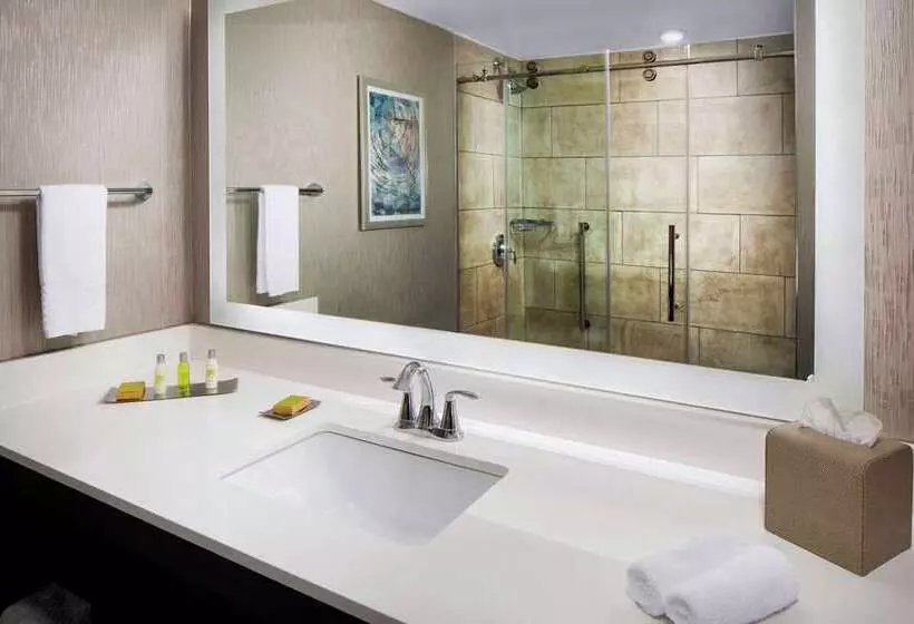 キングサイズベッドのスタンダードルーム, Hampton Inn & Suites South Lake Tahoe