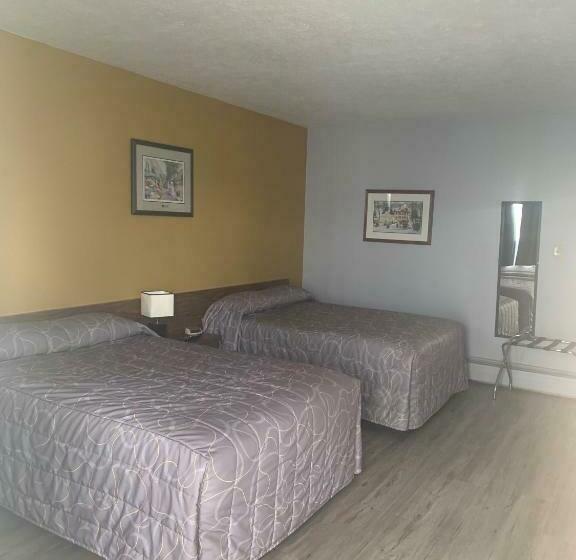 غرفه قياسيه سريرين مزدوجين, Hilltop Motel & Restaurant