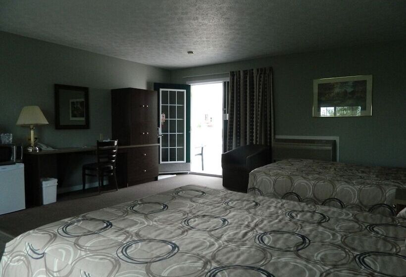 غرفه قياسيه سريرين مزدوجين, Hilltop Motel & Restaurant