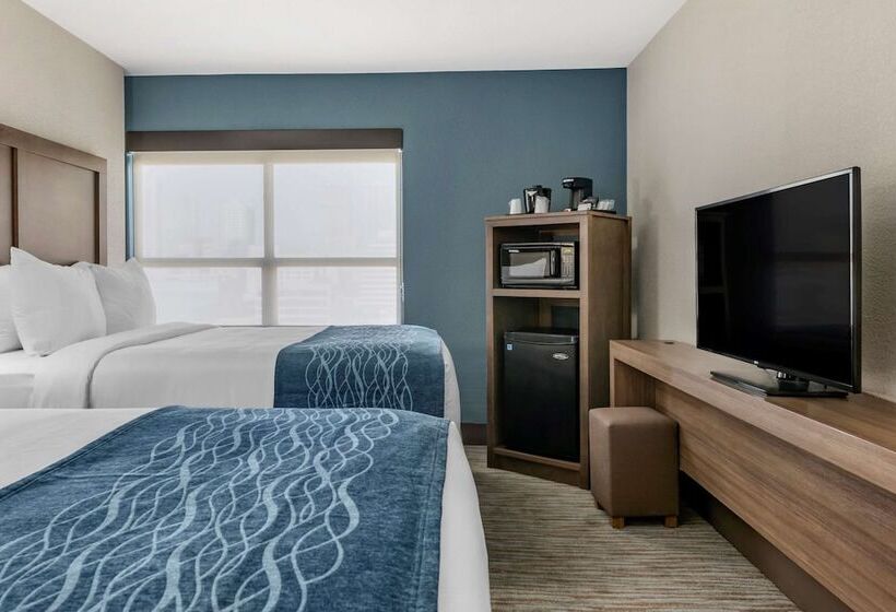 带2个双人床的标准工作室, Comfort Inn & Suites Downtown Brickell Port Of Miami
