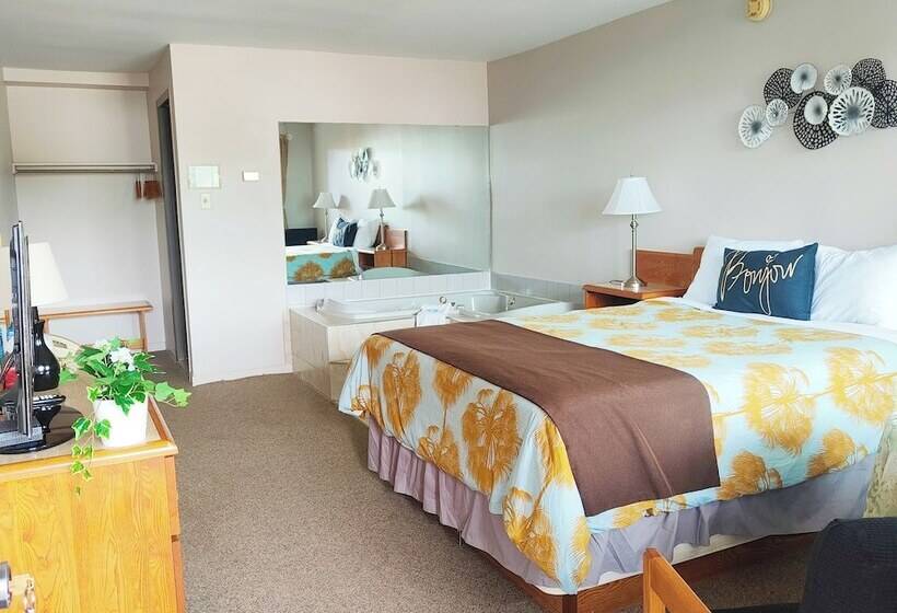 스탠다드 룸 더블 침대, Motel Le Radisson De Val David