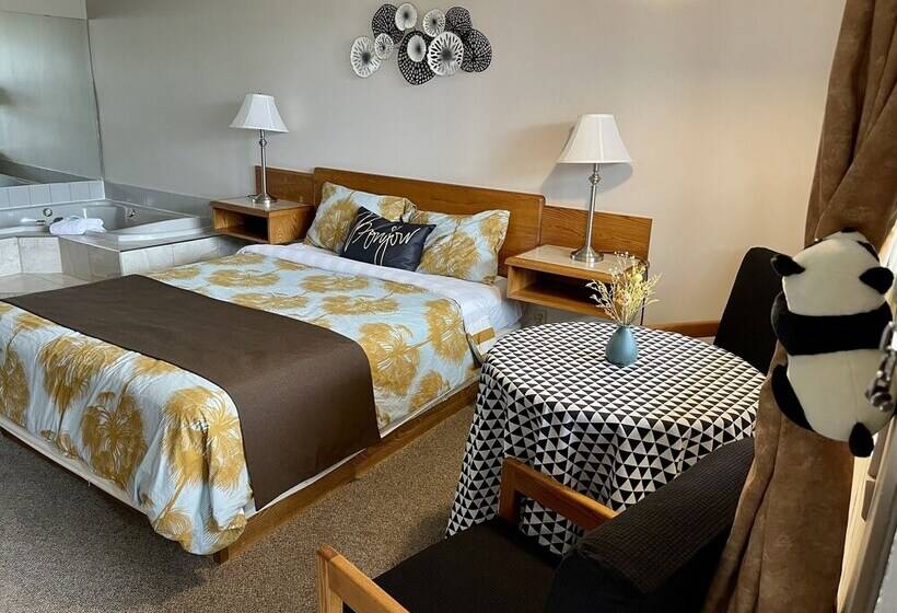 스탠다드 룸 더블 침대, Motel Le Radisson De Val David