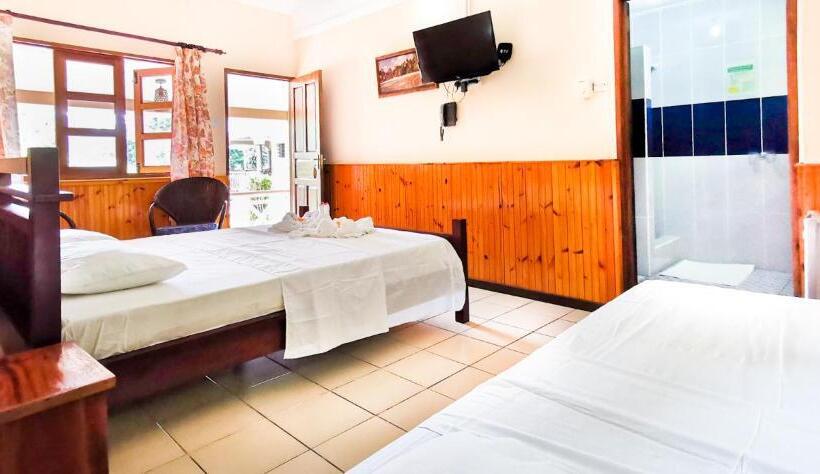 اتاق استاندارد سه تخته با چشمانداز باغ, Bernique Guesthouse