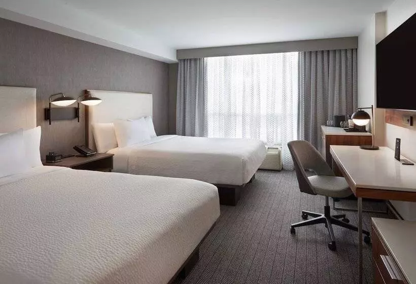اتاق استاندارد با 2 تخت دوبل, Courtyard By Marriott Kitchener