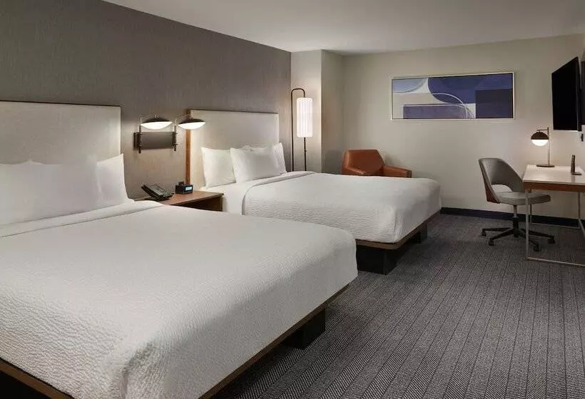 اتاق استاندارد با 2 تخت دوبل, Courtyard By Marriott Kitchener