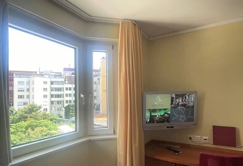 エコノミーシングルルーム, Gaia Hotel Basel The Sustainable 4 Star