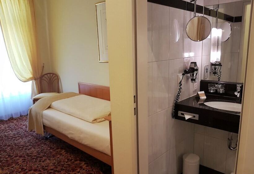 エコノミーシングルルーム, Gaia Hotel Basel The Sustainable 4 Star