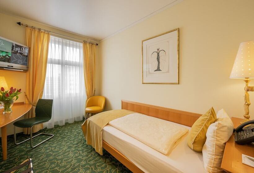 エコノミーシングルルーム, Gaia Hotel Basel The Sustainable 4 Star