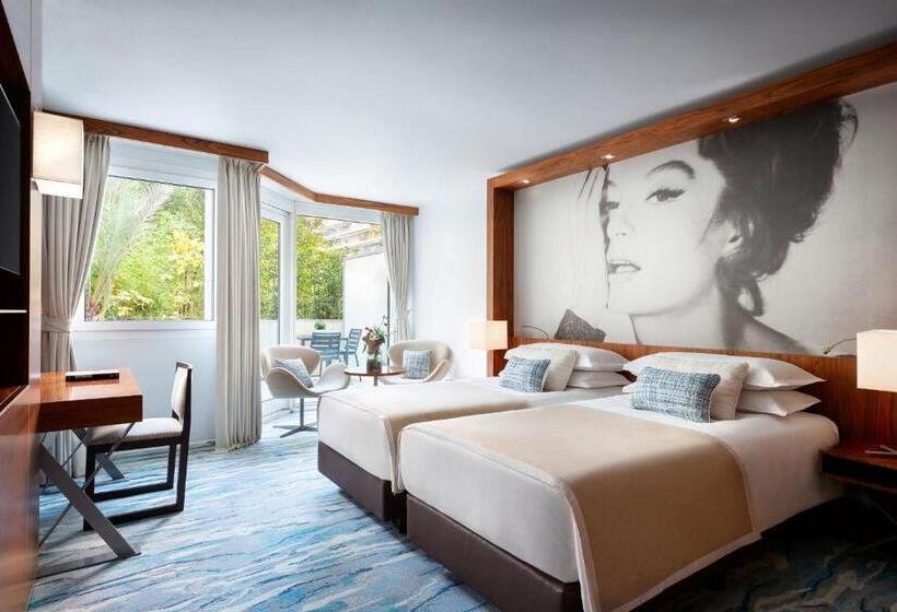 디럭스 룸 가든 전망, Jw Marriott Cannes