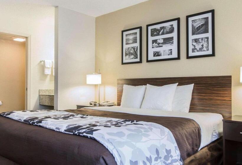 キングサイズベッドのスタンダードルーム, Sleep Inn Florence North