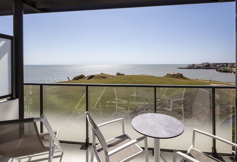 חדר משפחתי נוף לים, Thalazur Royan   Hôtel & Spa