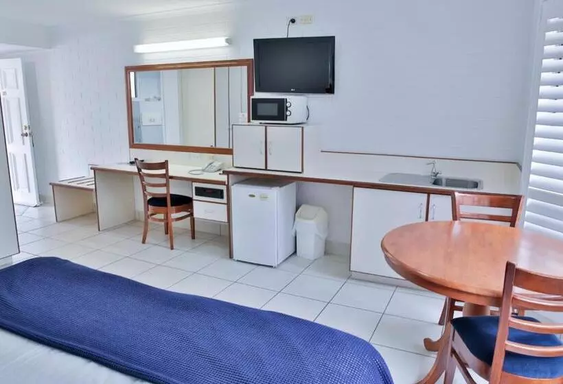 身障者適用キングサイズベッドルーム, Central Park Motel