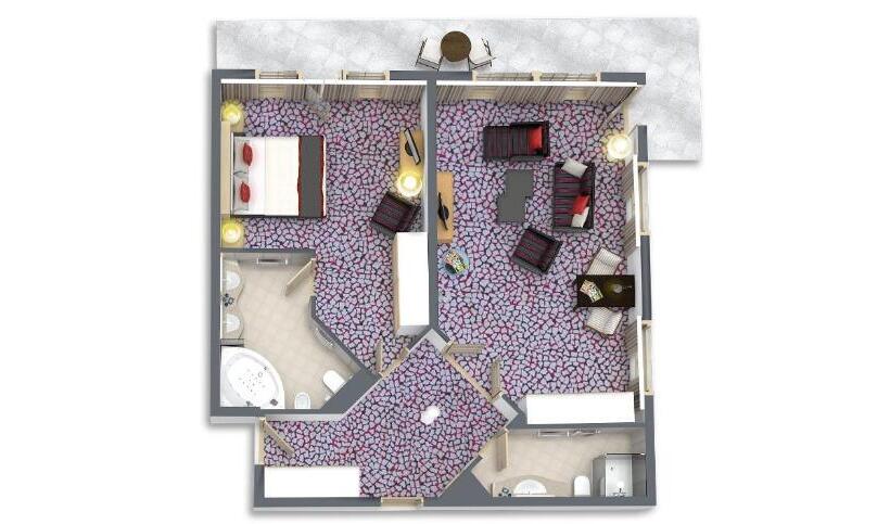 발코니가 있는 스위트, Aja Fürstenhaus Am Achensee