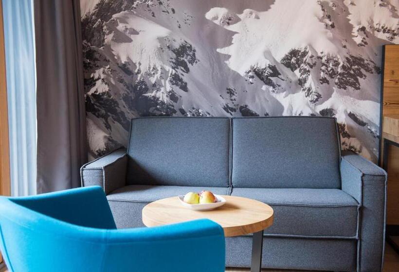 غرفة ديلوكس مزودة بشرفة, Verwöhn Wellnesshotel Walserhof