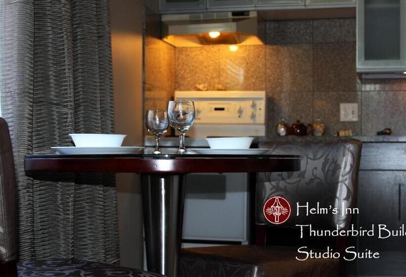 带大床的标准工作室, Helm's Inn