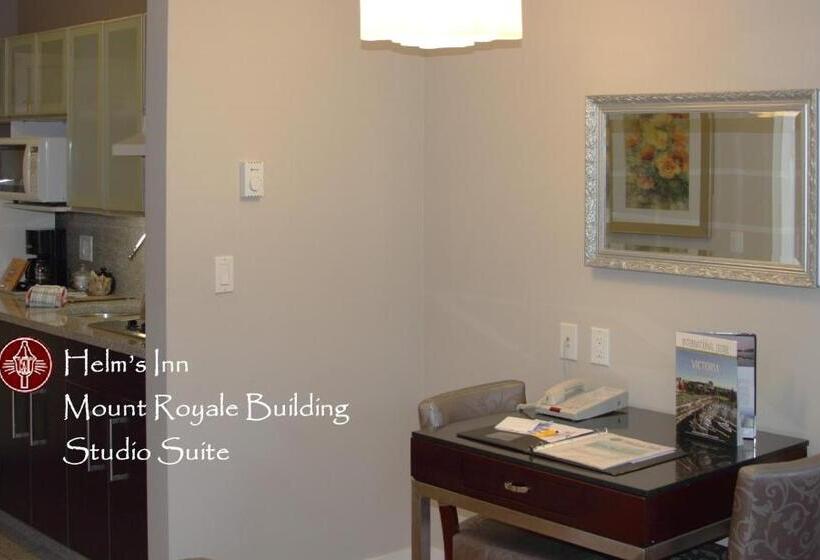 带大床的标准工作室, Helm's Inn