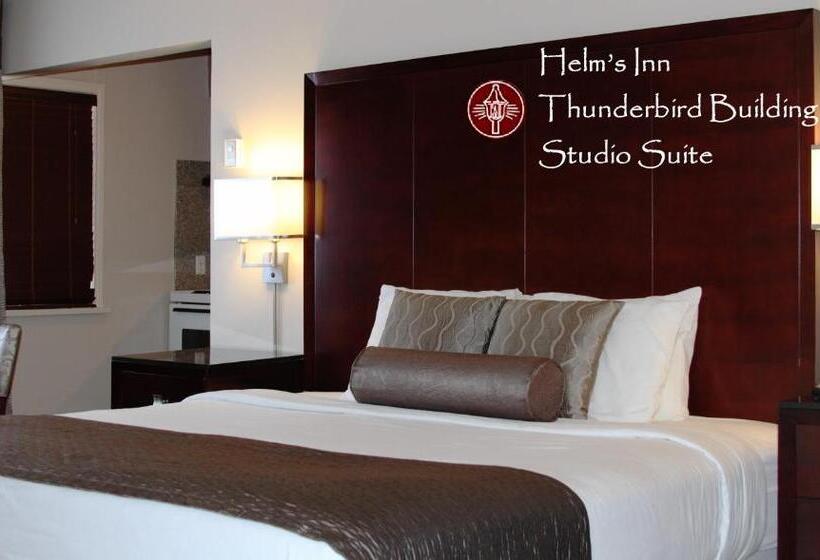 带大床的标准工作室, Helm's Inn