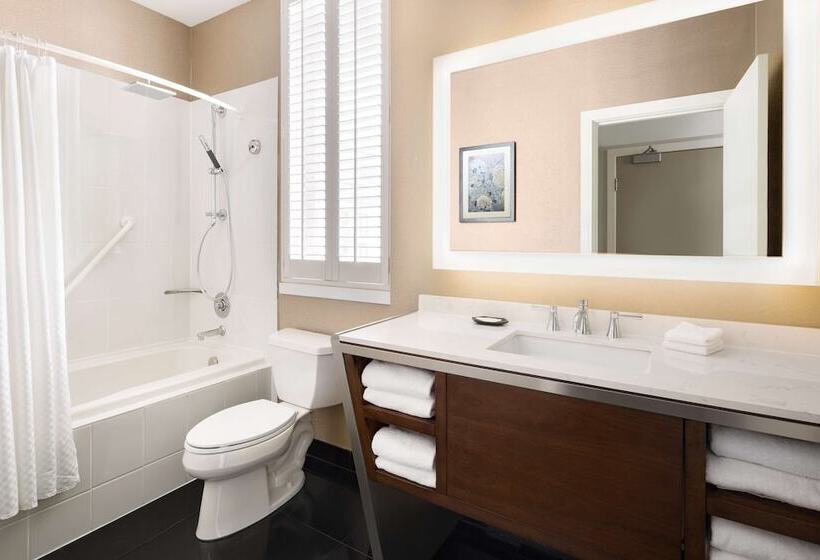 带城市景观的套间, Hilton Vancouver Downtown