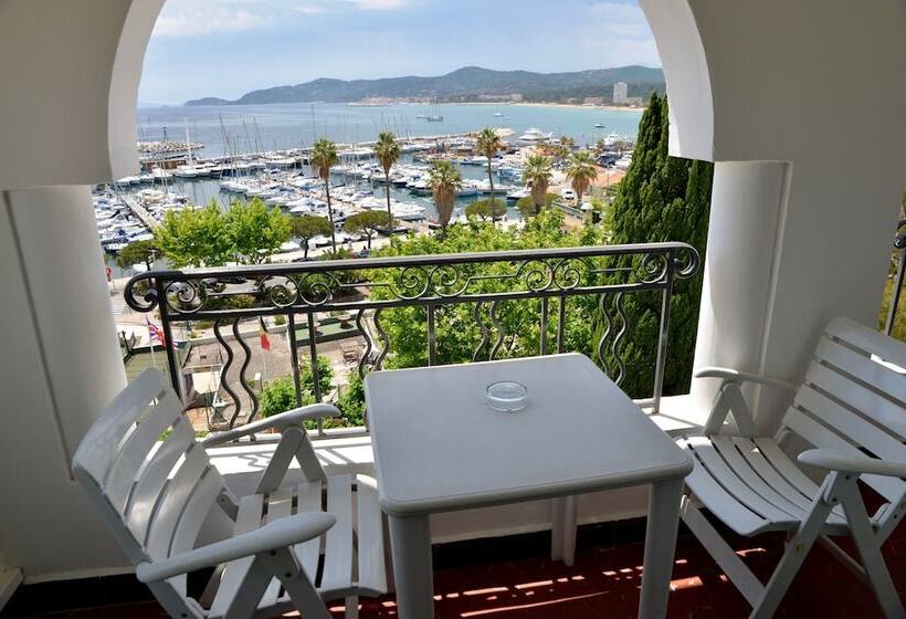 חדר קלאסי עם נוף לים, Auberge De La Calanque