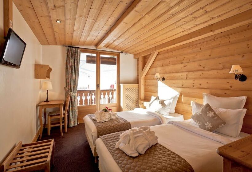 غرفة سوبيريور مطلة على الجبل, Les Flocons