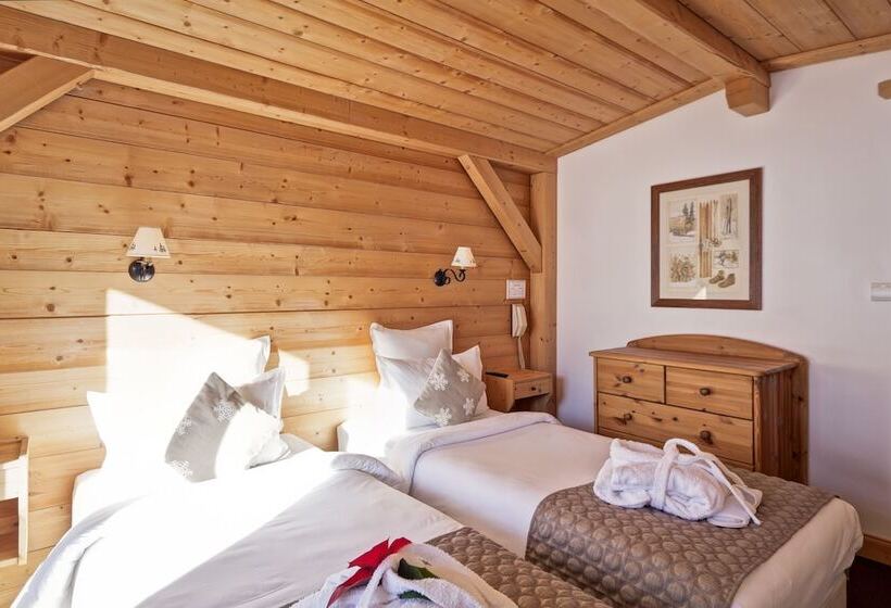 غرفة سوبيريور مطلة على الجبل, Les Flocons