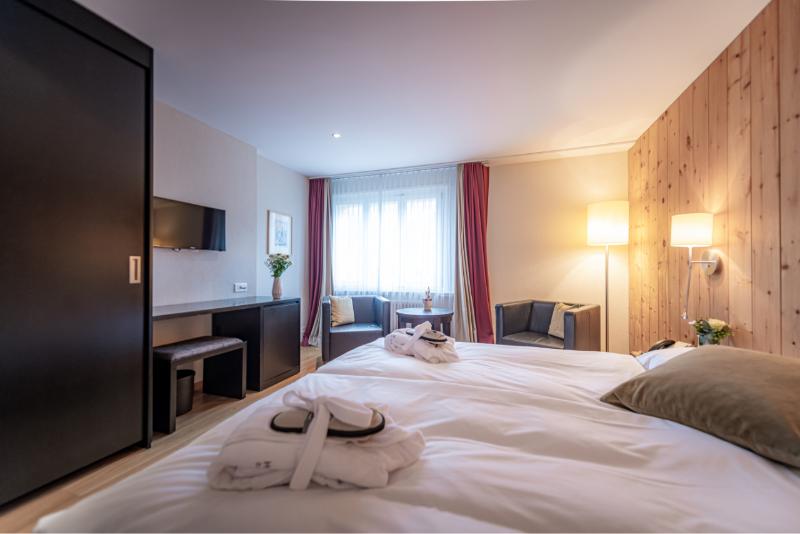 חדר דלוקס עם מרפסת טרסה, Célestins Spa Thermal & Hôtel By Vy Resort