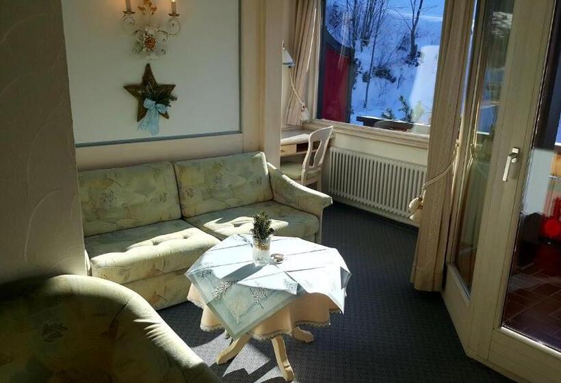 غرفة ديلوكس مزودة بشرفة, Almhof Rupp