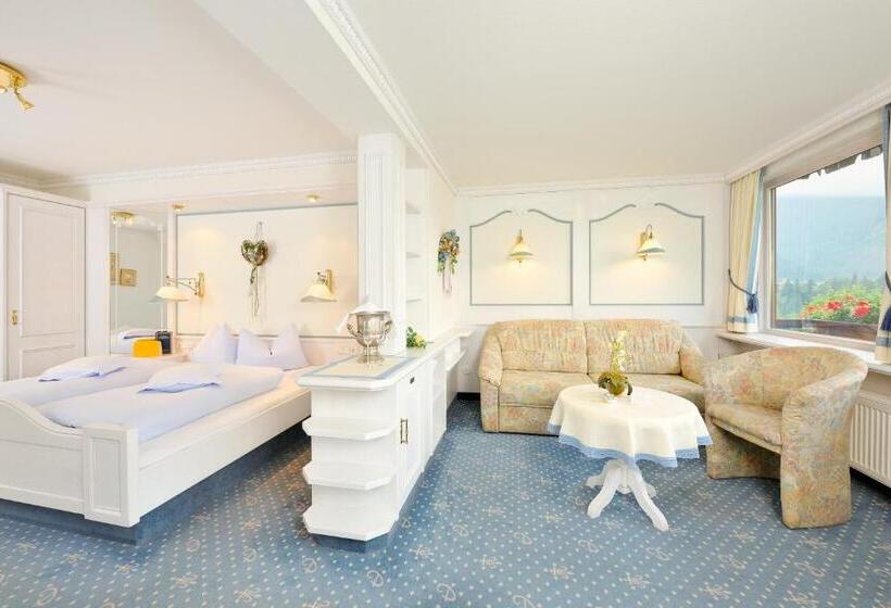 غرفة ديلوكس مزودة بشرفة, Almhof Rupp